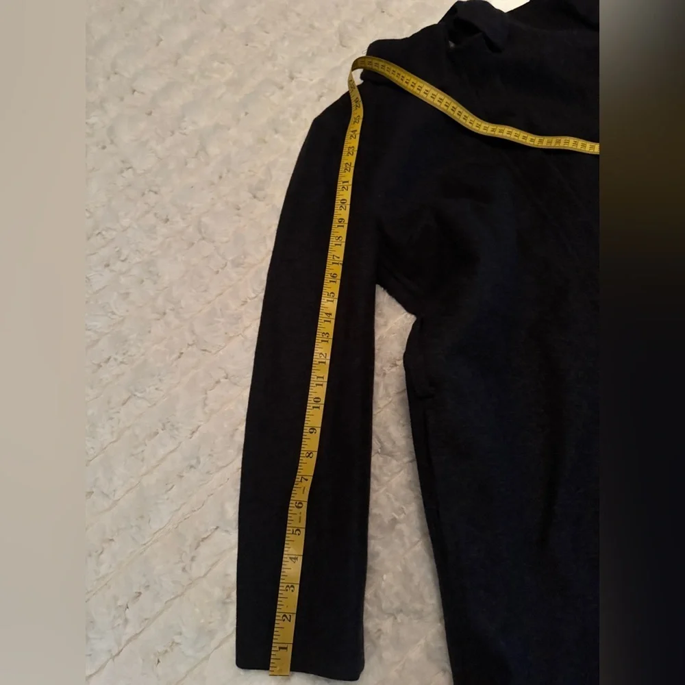 J Crew Men's Black Wool Blend Coat Size Medium